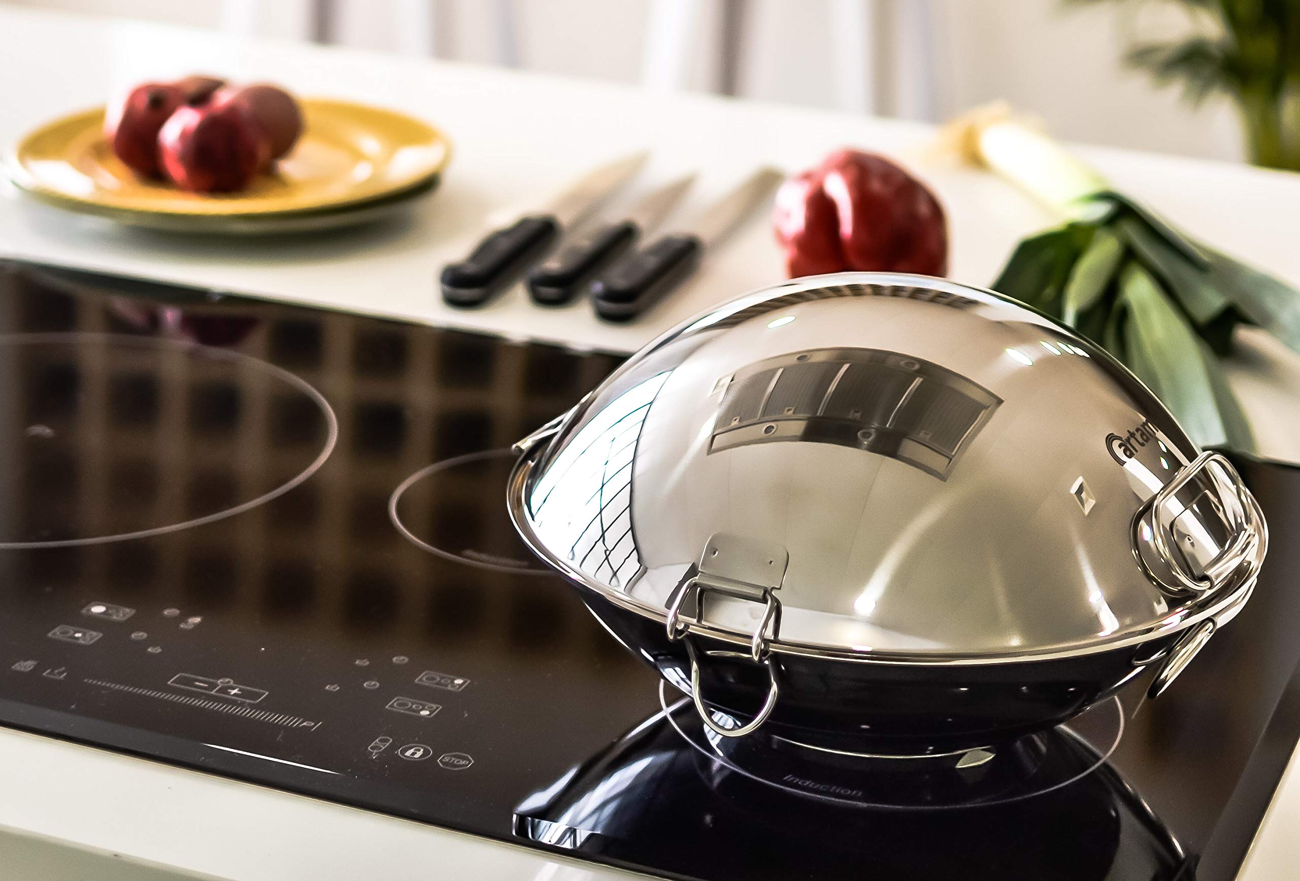 Artame Nordico cataplana inox 30 cm induction couvercle