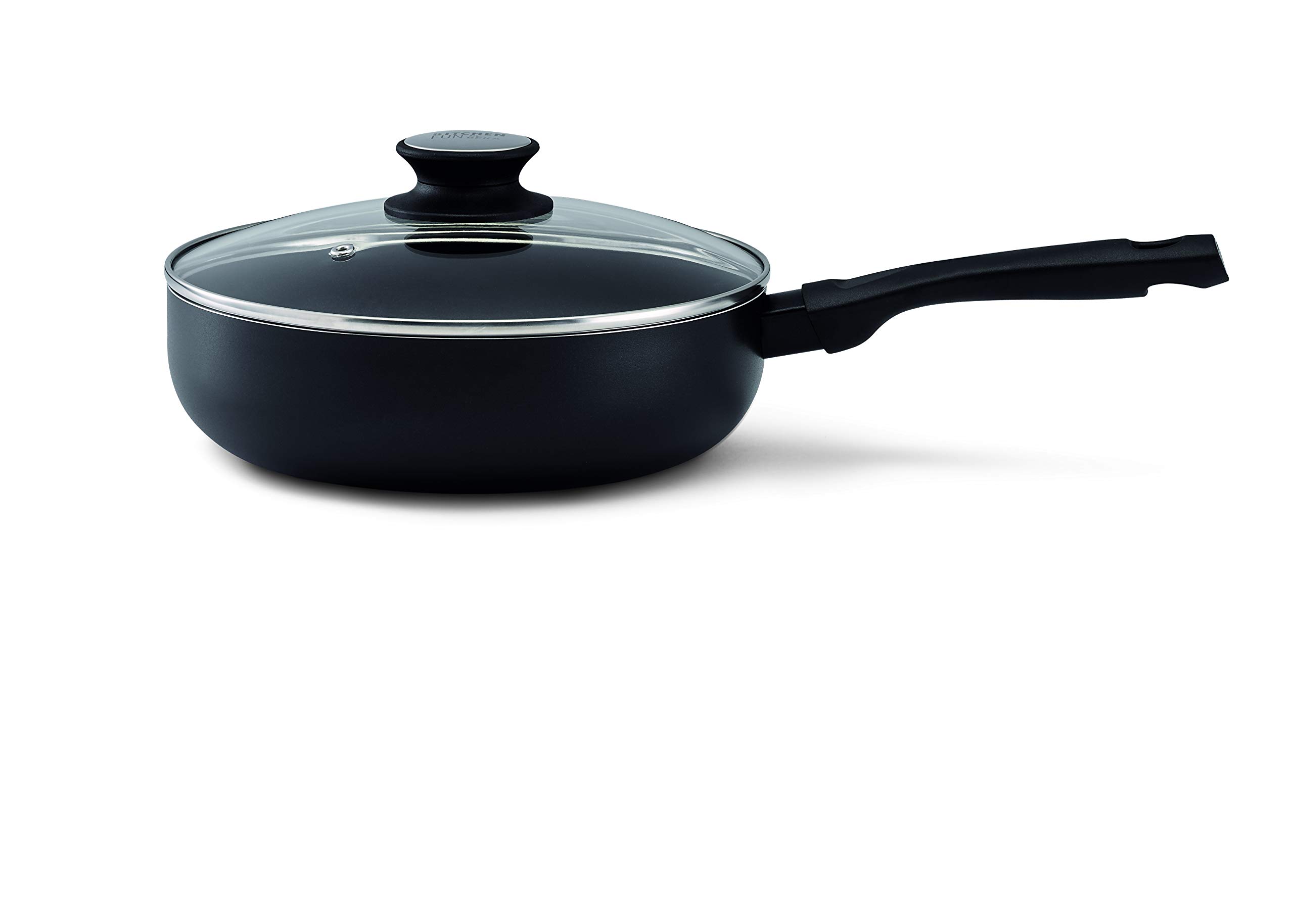 Beka Sauteuse aluminium noir 24 cm avec couvercle