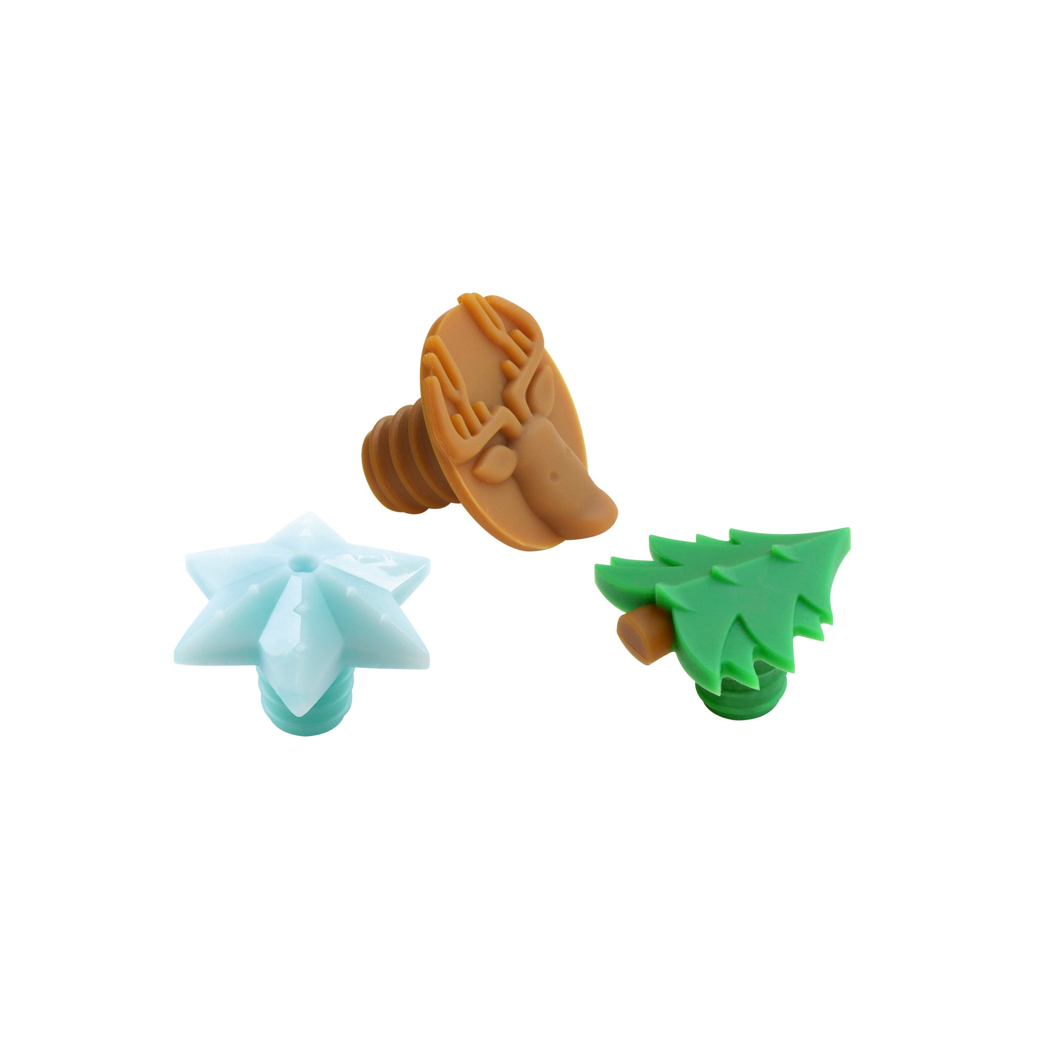 Charles Viancin Holiday bouchon bouteille silicone Noël