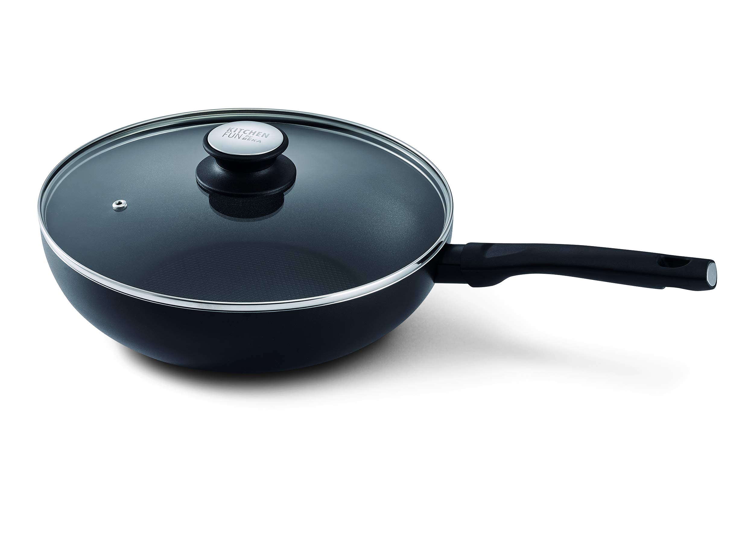Beka Kitchen Fun wok aluminium noir 28 cm induction