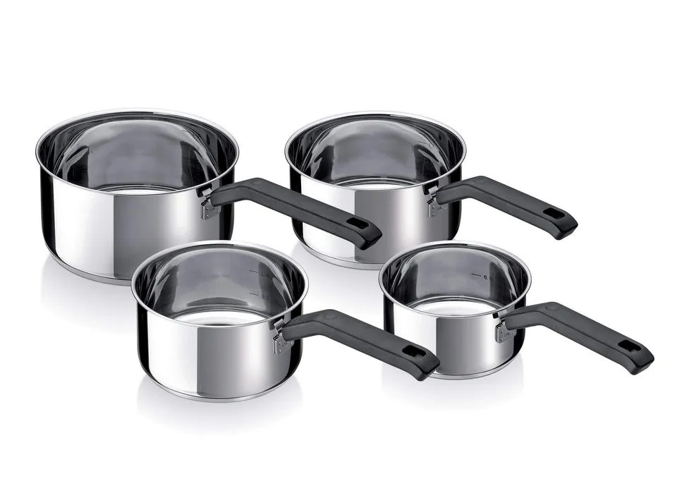 Beka Lot 4 Casseroles Inox 20 cm Induction