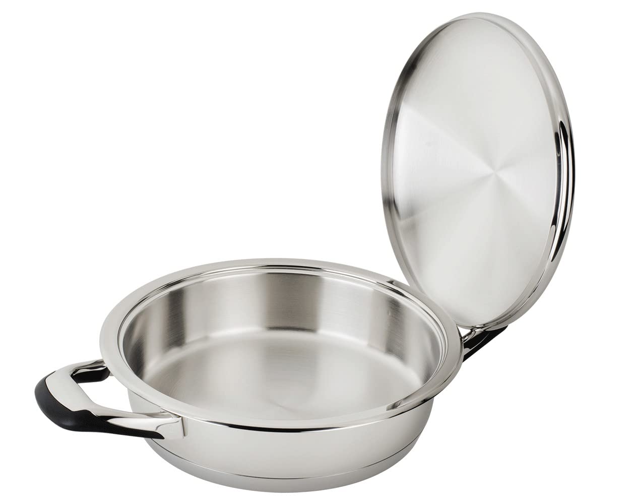 Ecovitam Sauteuse inox 18/10 3L 24 cm sans revêtement