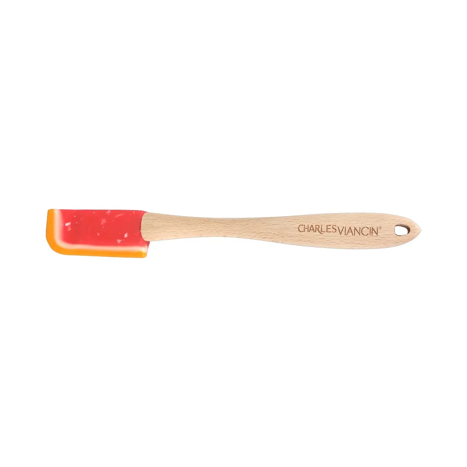 Charles Viancin Spatulas Grapefruit spatule silicone manche bois