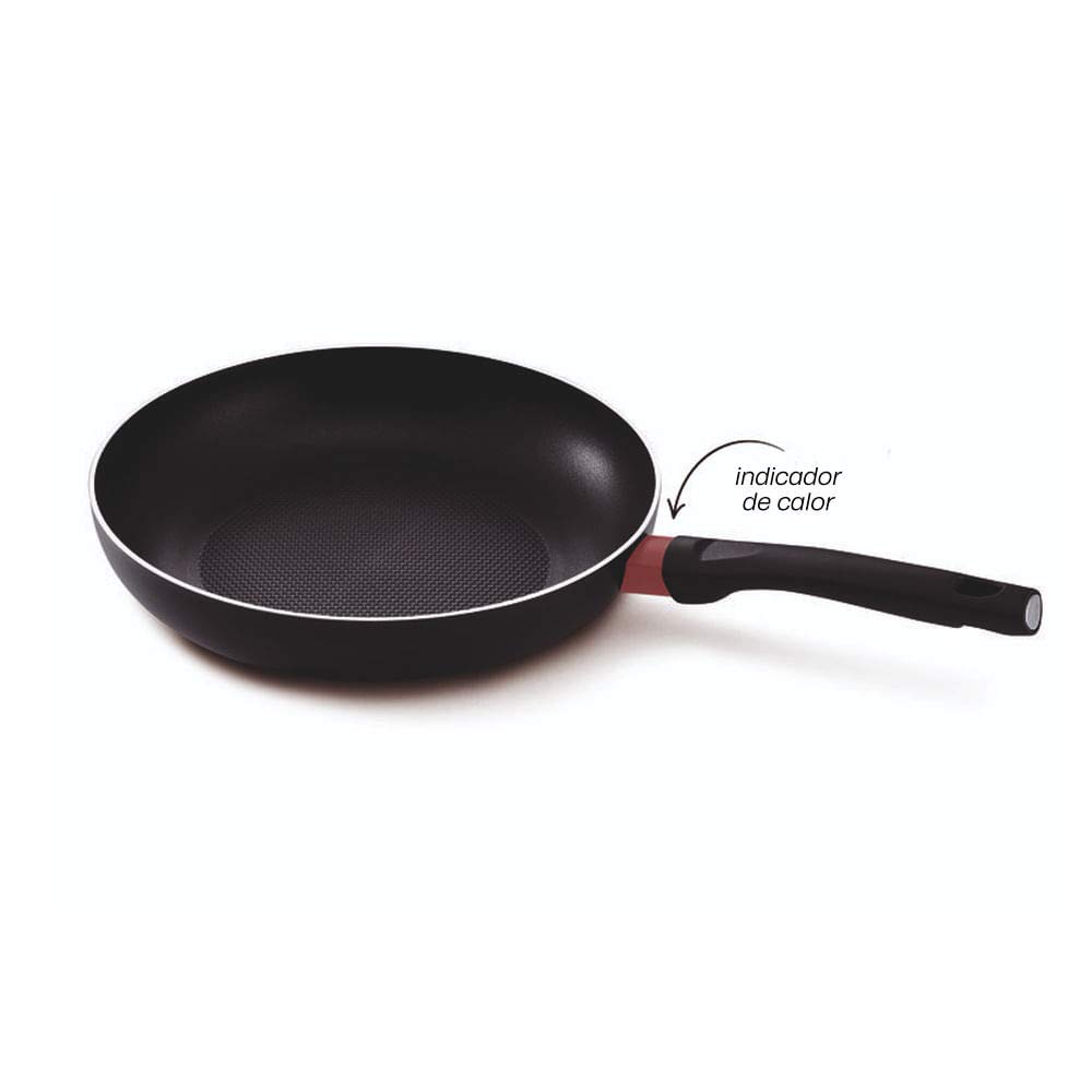 Kitchen Fun Beka poêle alu 26 cm noir thermo