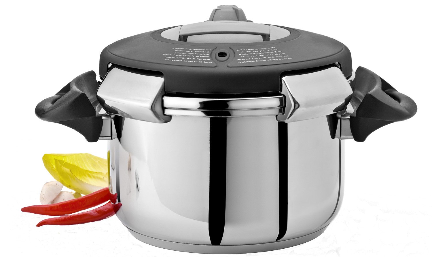 Artame Cocotte à Pression ART38304 Autocuiseur inox 4 L