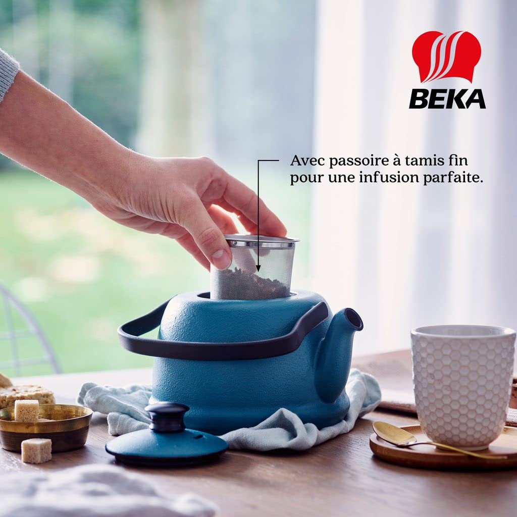 Beka Junna Océan Théière Fonte 1 L Tamis