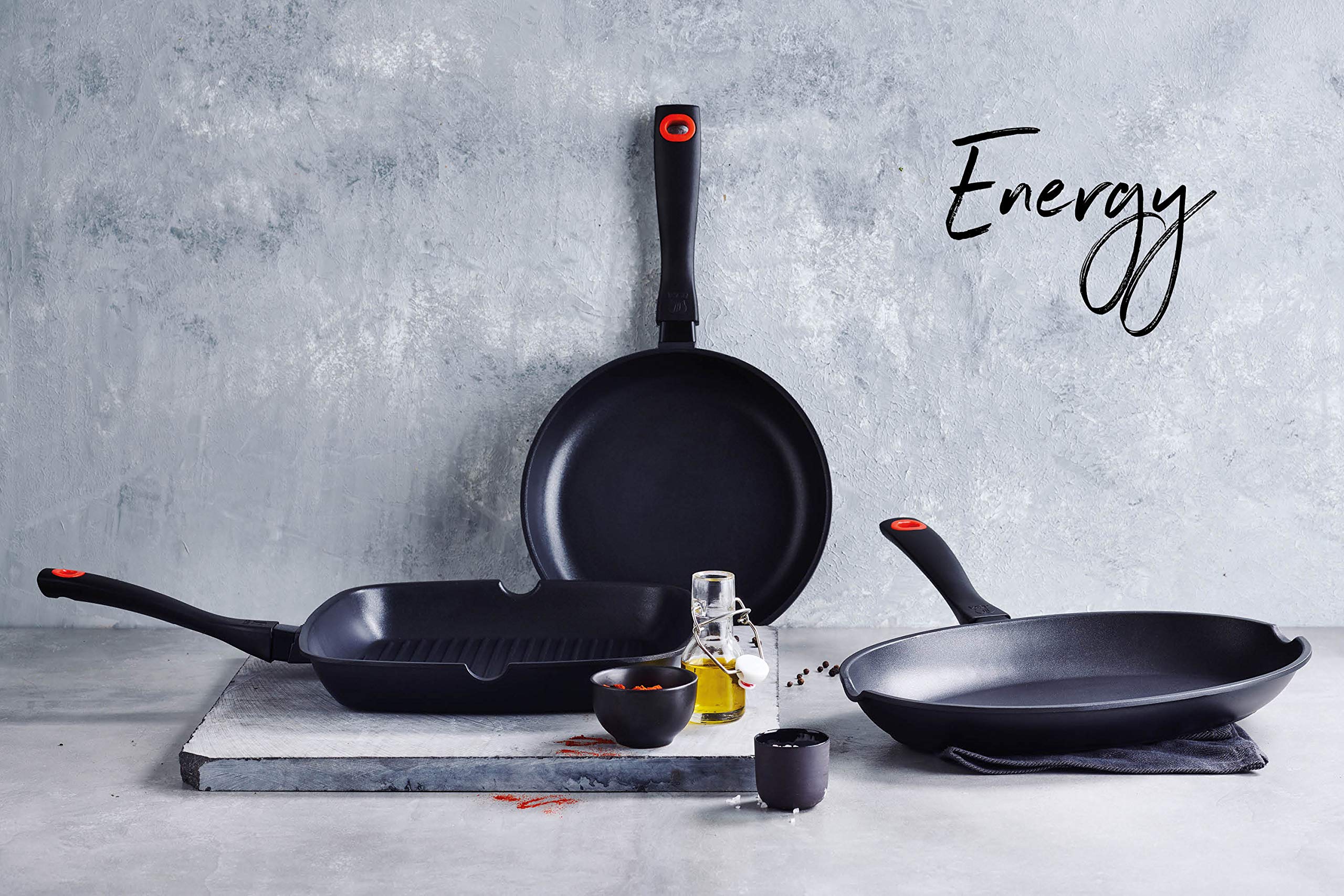Beka Energy poêle à poisson 34x23 cm noire