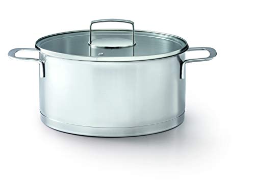 Beka Mambo Faitout inox 24 cm couvercle verre