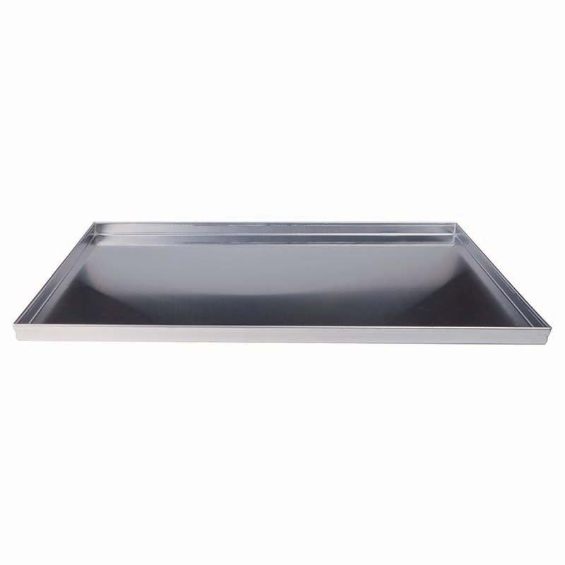 Agnelli Pasticceria plaque rectangulaire aluminium bords droits