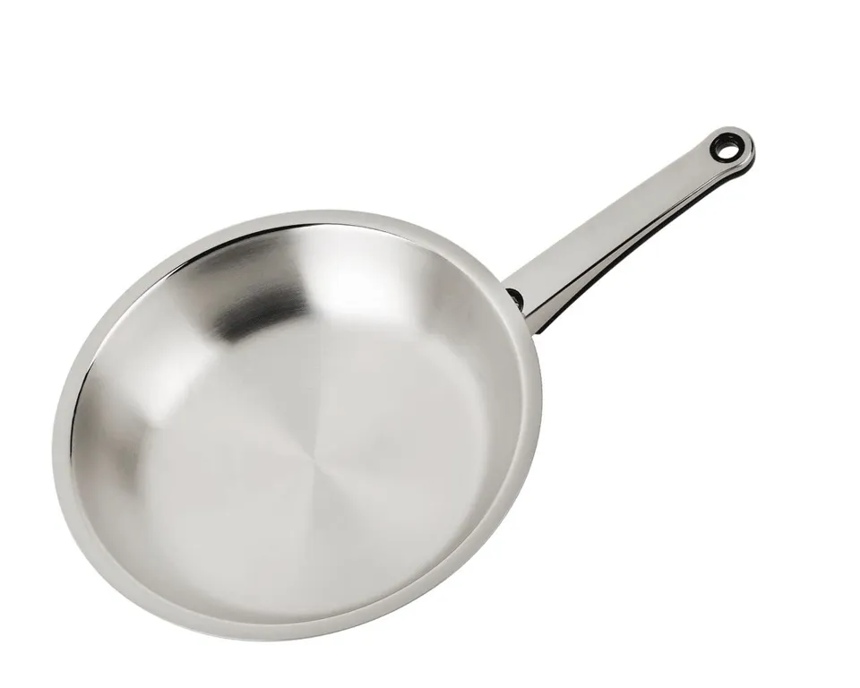 Ecovitam poêle inox 18/10 20 cm sans revêtement