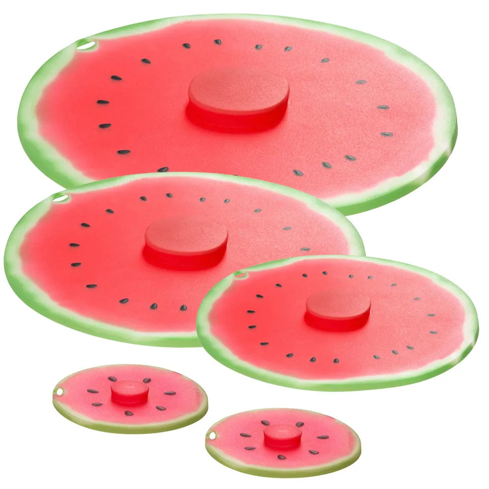 Charles Viancin Watermelon Patch lot 5 couvercles silicone