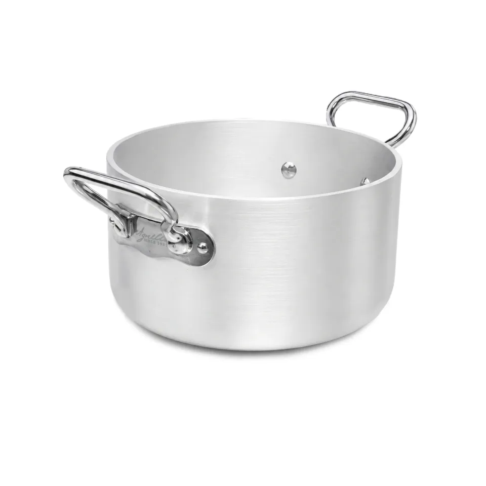 Agnelli Alluminio 5mm faitout haut alu induction 2 anses