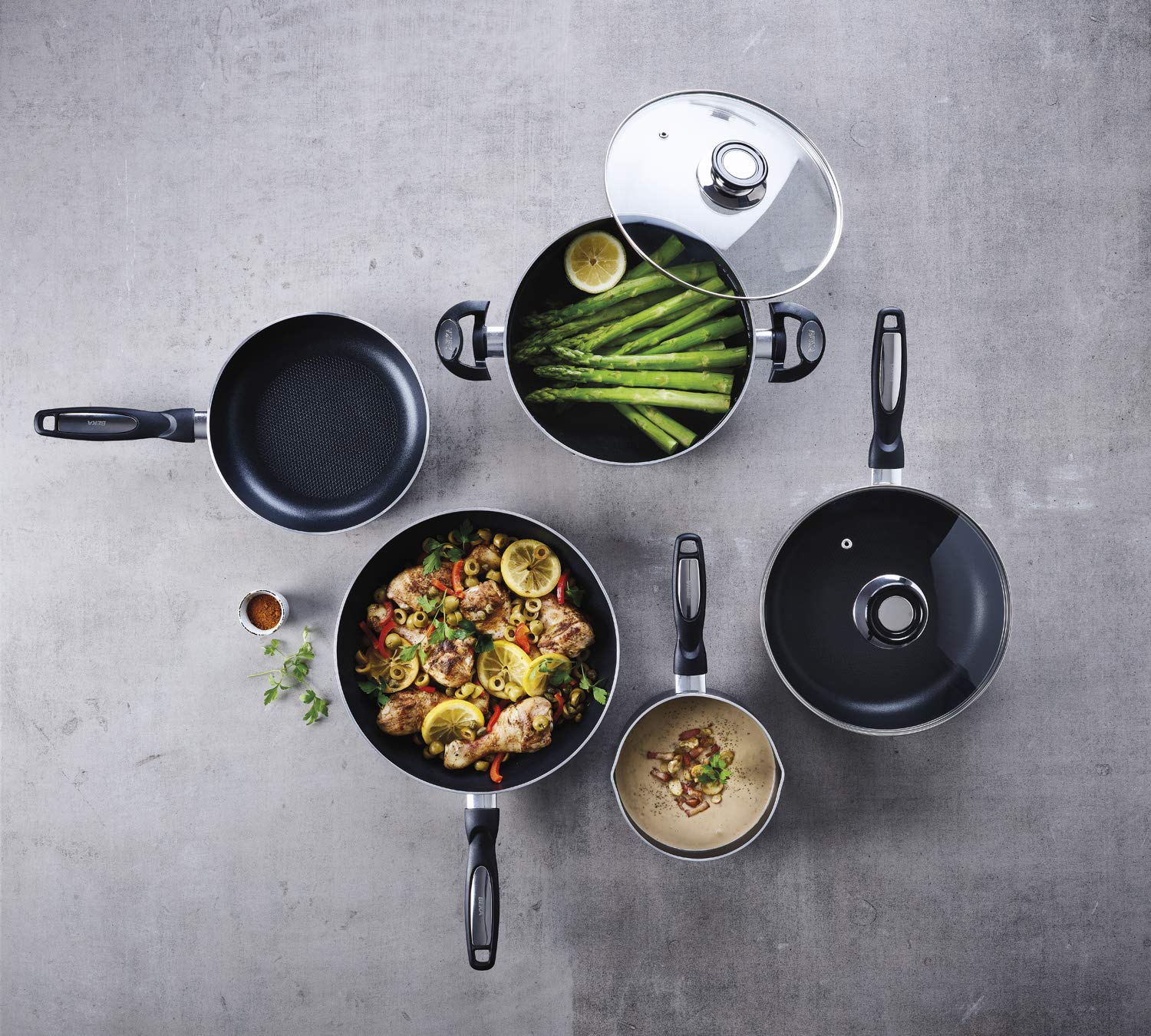 Beka Pro Induc casserole alu 16 cm 1,2 L anthracite