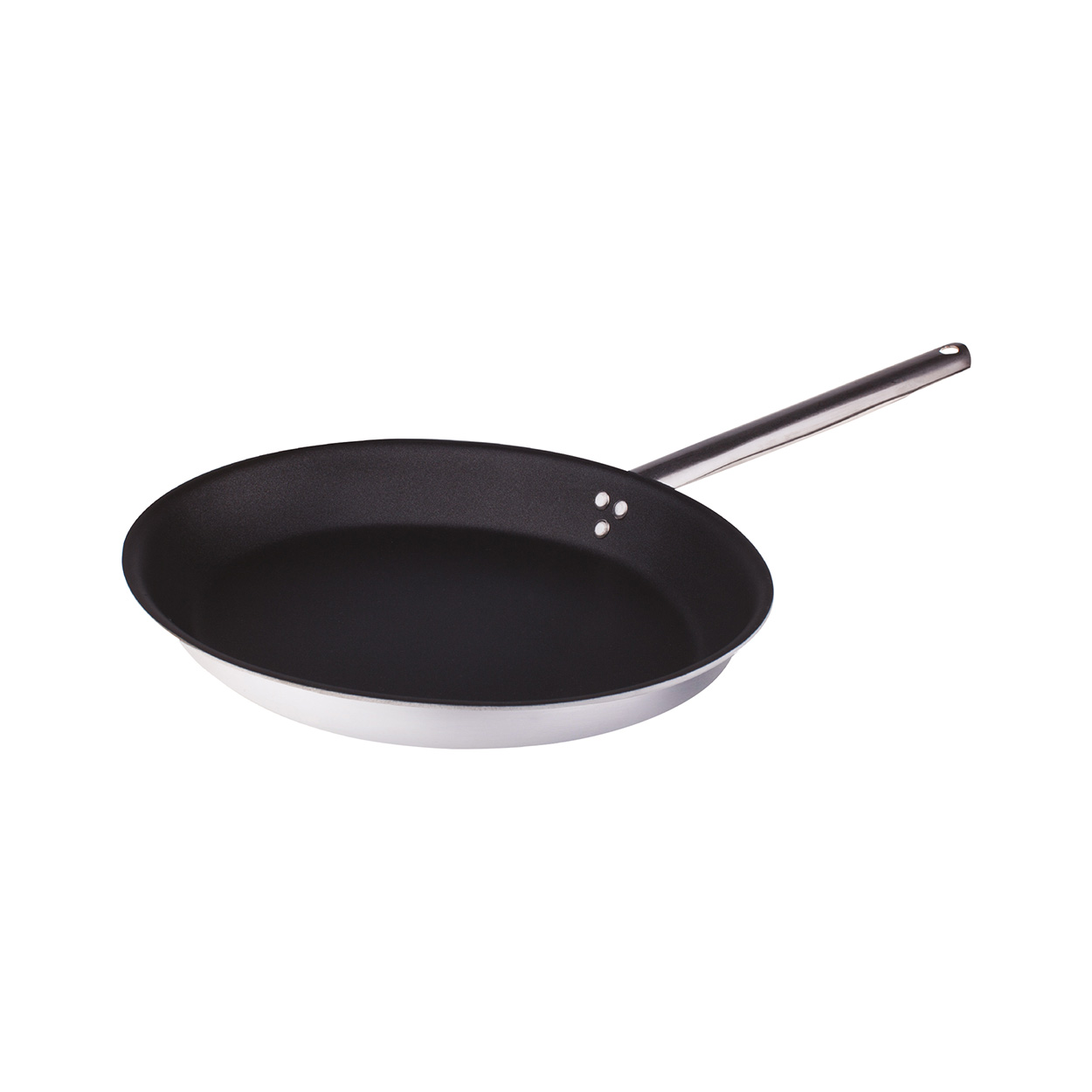 Agnelli Alu antiadhérent 3mm poêle ovale 1 manche
