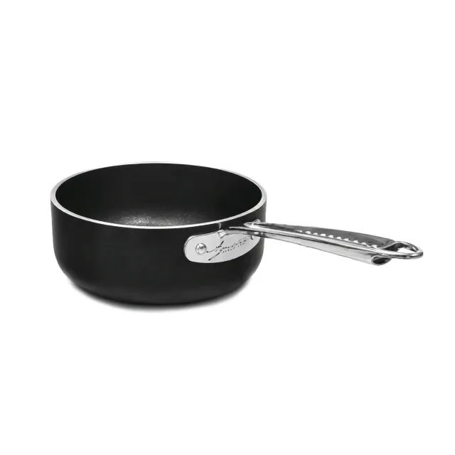 Agnelli Al-Black 5mm casserole basse antiadhésive induction
