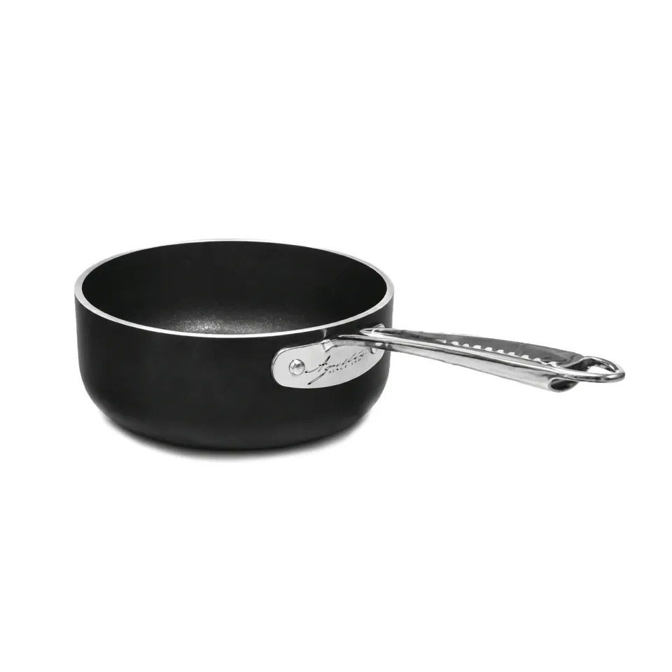 Agnelli Al-Black 5mm casserole basse antiadhésive induction
