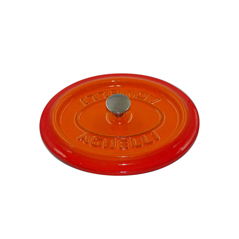 Agnelli Slowcook couvercle ovale fonte 1 bouton