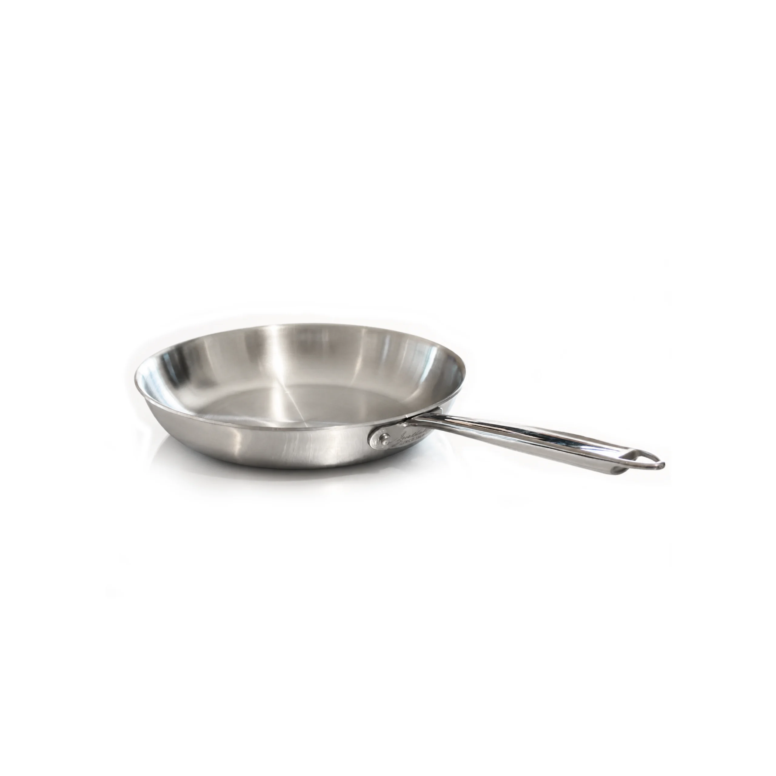 Agnelli Aluinox 3ply poêle satinée 1 manche induction