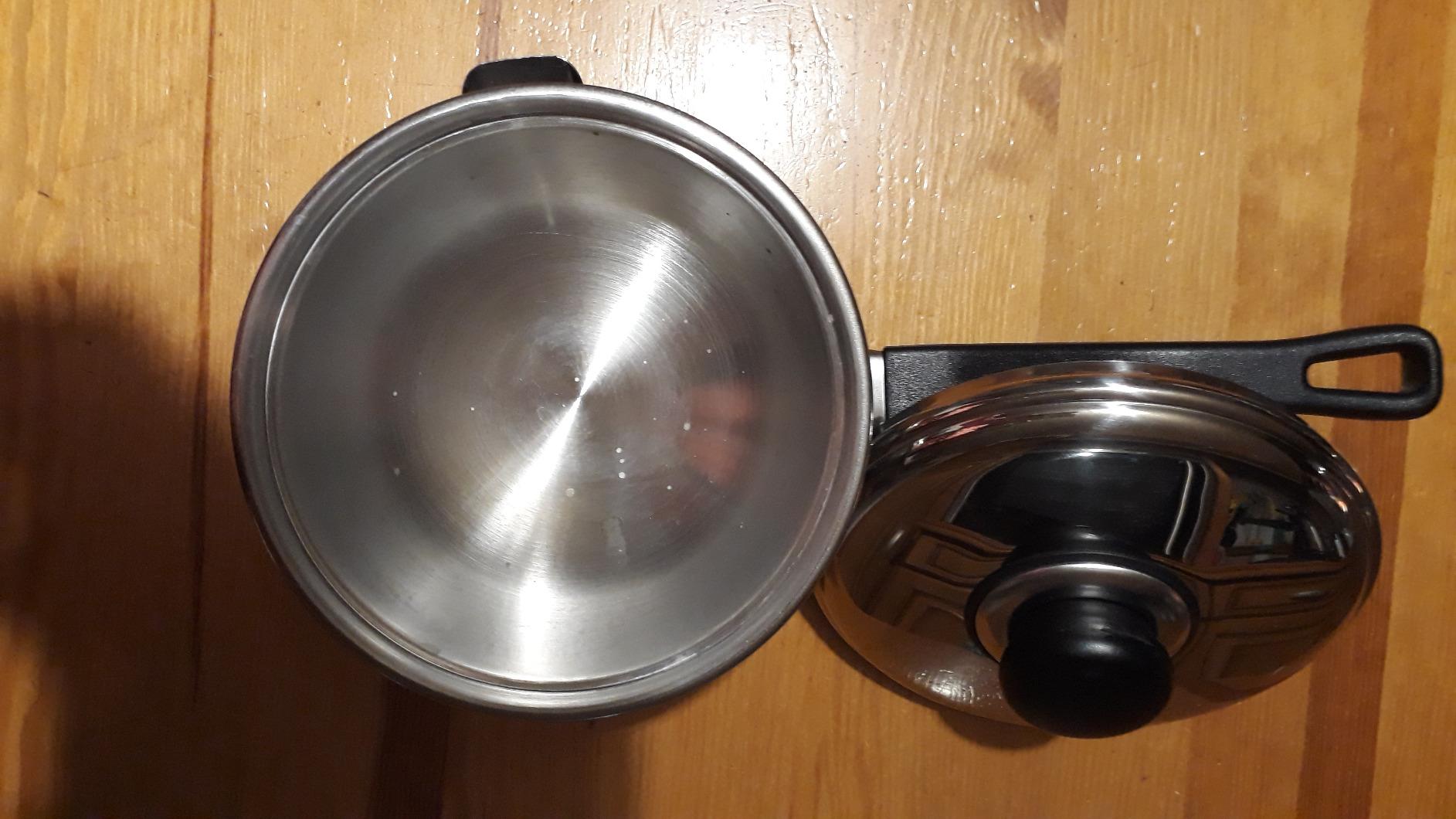 Artame bain-marie casserole inox 16 cm avec couvercle