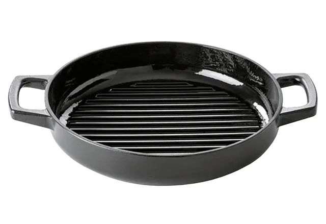 Beka Nori Poêle Gril Fonte Émaillée 28 cm Stries