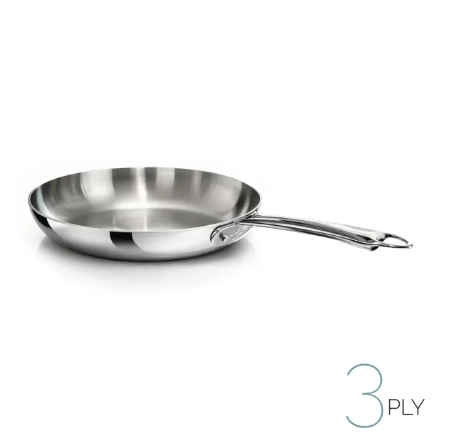 Agnelli Aluinox 3ply poêle inox induction 1 manche