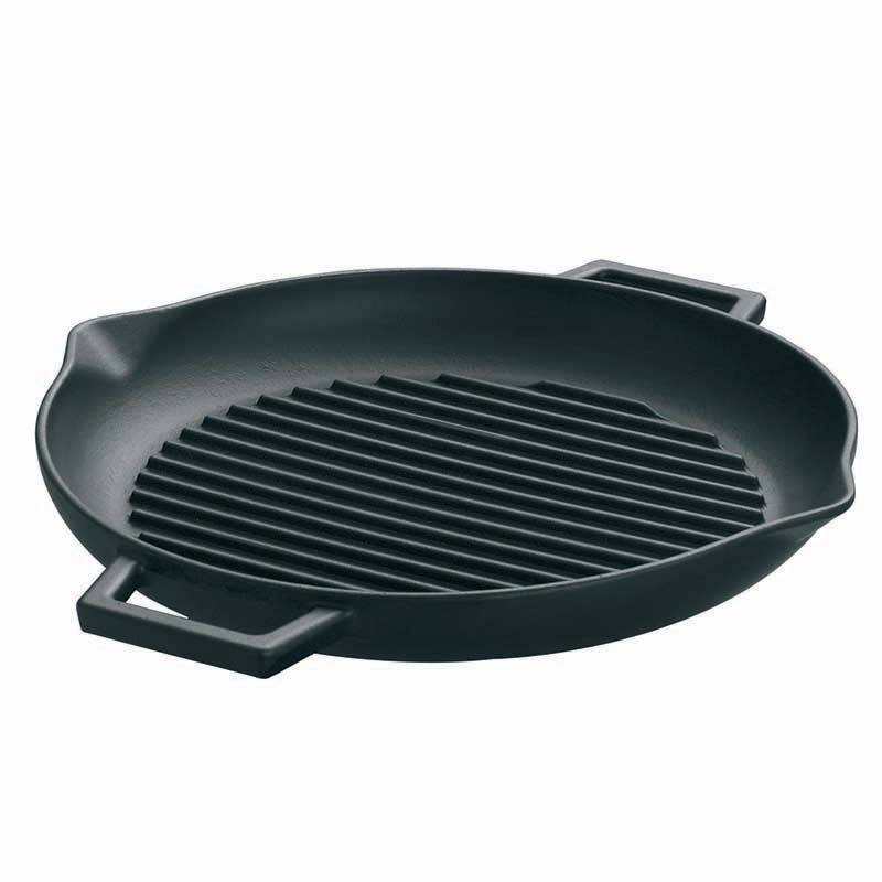 Agnelli Slowcook grille ronde fonte 2 poignées induction four