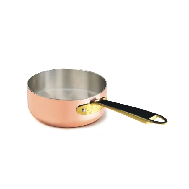Agnelli Rame Induzione casserole cuivre étamé haute 1 manche