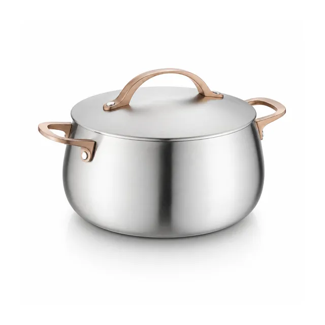 Berghoff Belly Faitout 24 cm Inox Grande Contenance