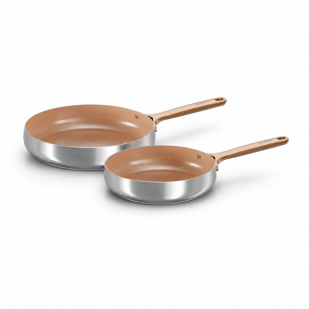 Berghoff Belly Duo poêles 24 et 28 cm antiadhésif