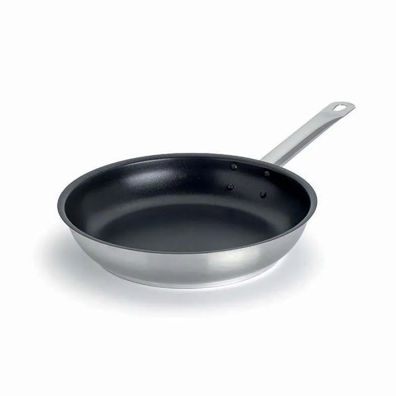 Agnelli Acciaio Inox poêle antiadhésive 1 manche induction