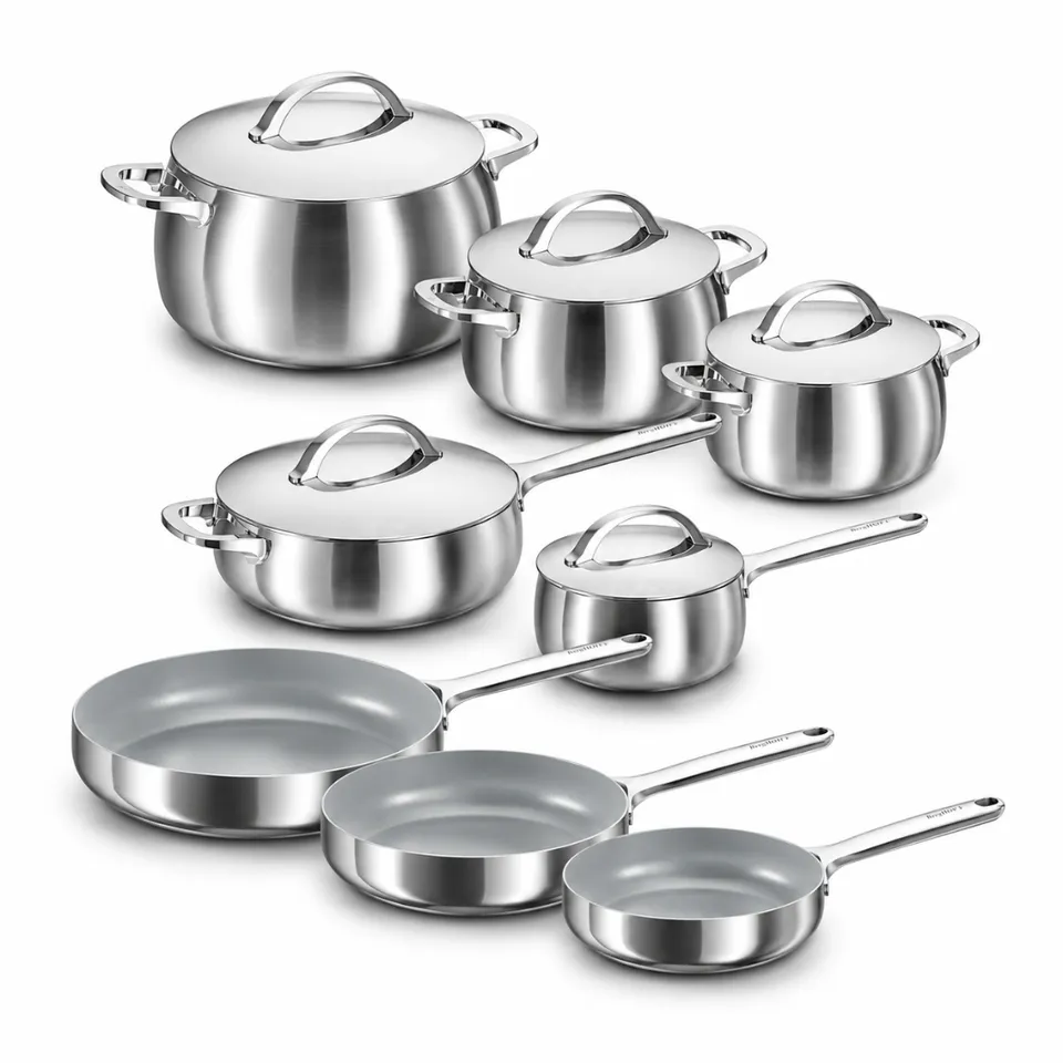 Berghoff Belly batterie 13 pièces inox antiadhésif