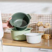 Berghoff set saladier + passoire préparation inox