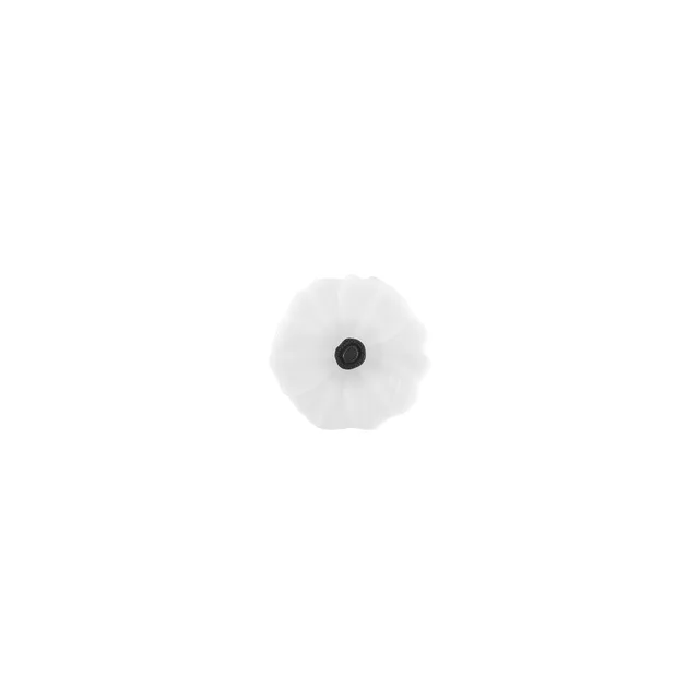 Charles Viancin Poppy bouchon vin silicone blanc