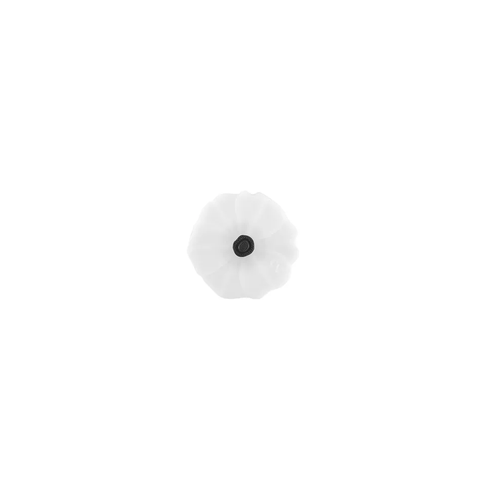 Charles Viancin Poppy bouchon vin silicone blanc