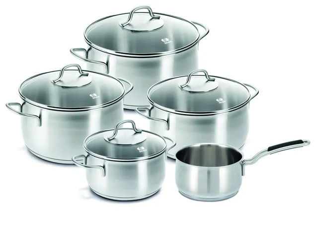 Beka Cookware Batterie 5 Pièces Inox Induction