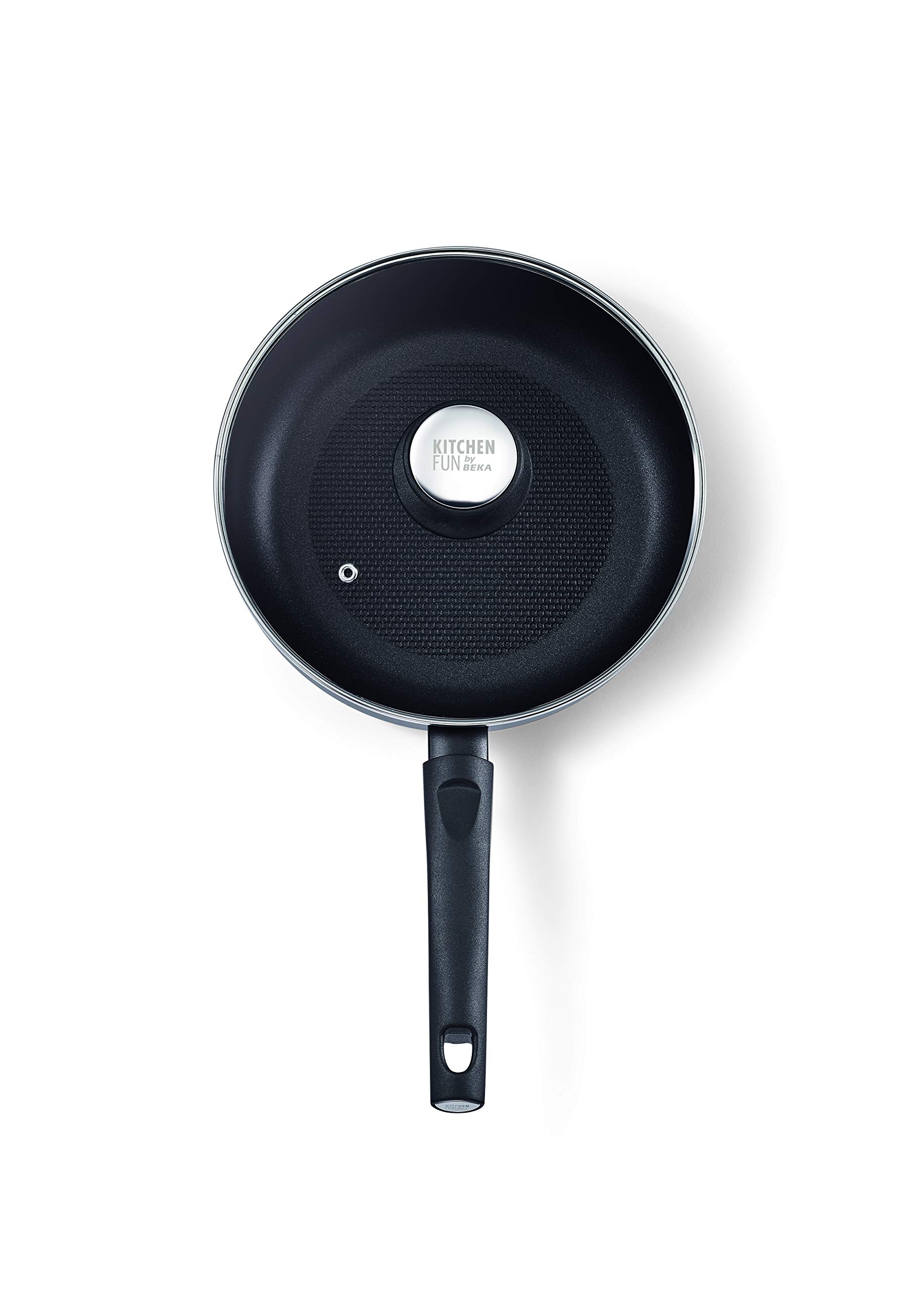 Beka Sauteuse aluminium noir 24 cm avec couvercle