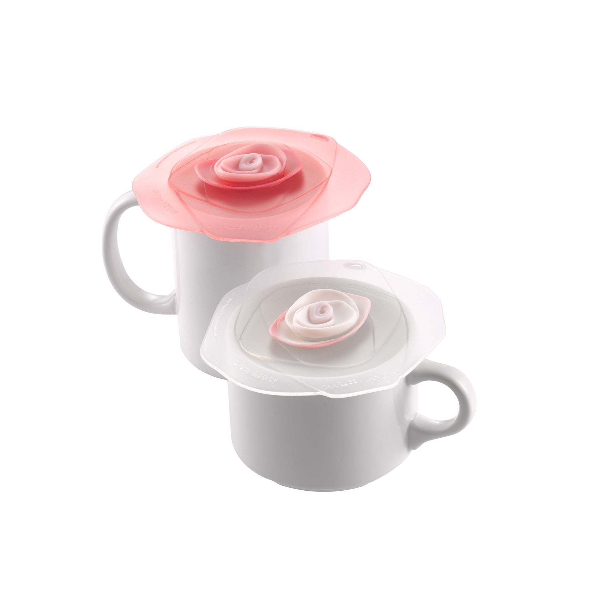 Charles Viancin Rose Garden couvercle silicone lot 8 rose