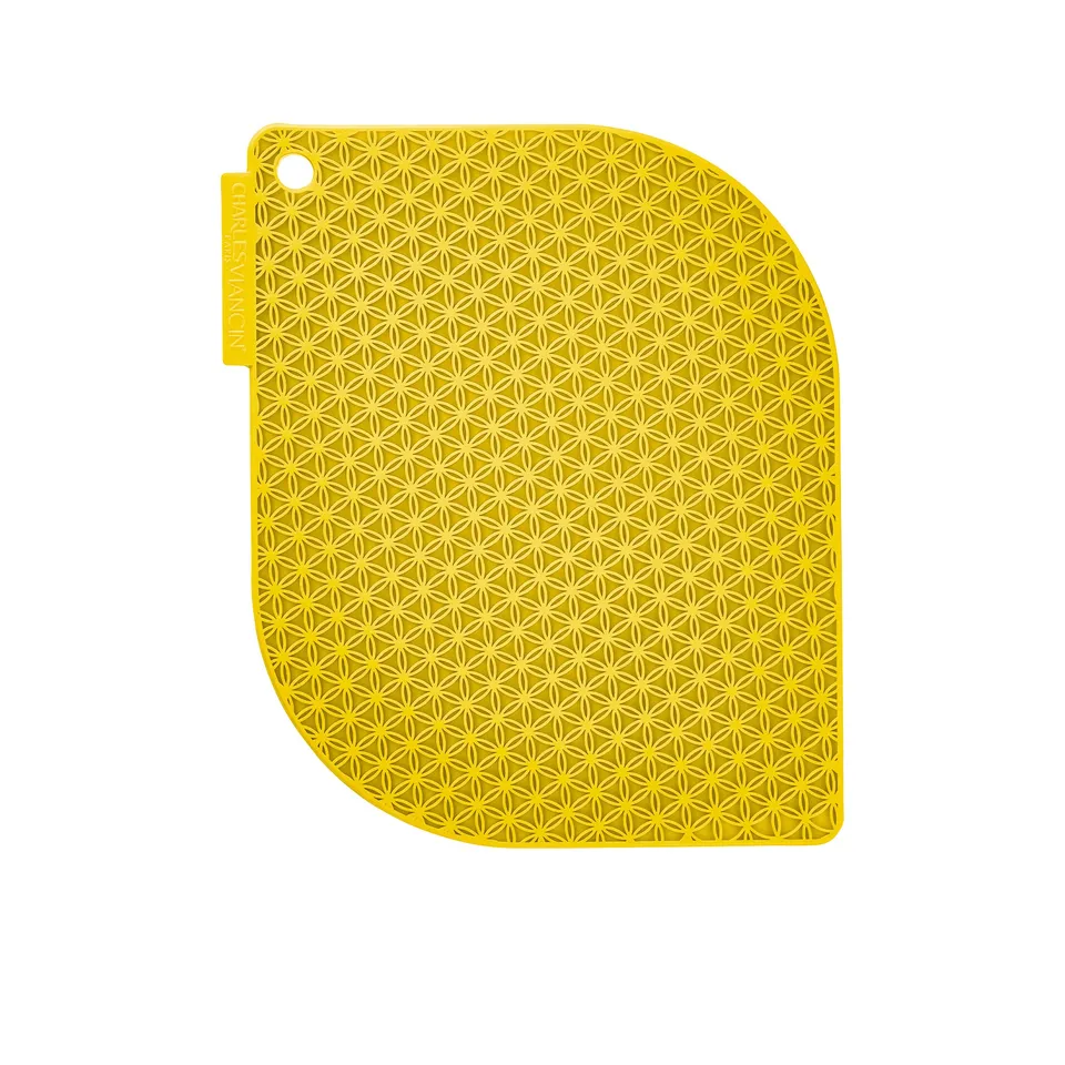Charles Viancin Honeycomb manique silicone jaune macaron
