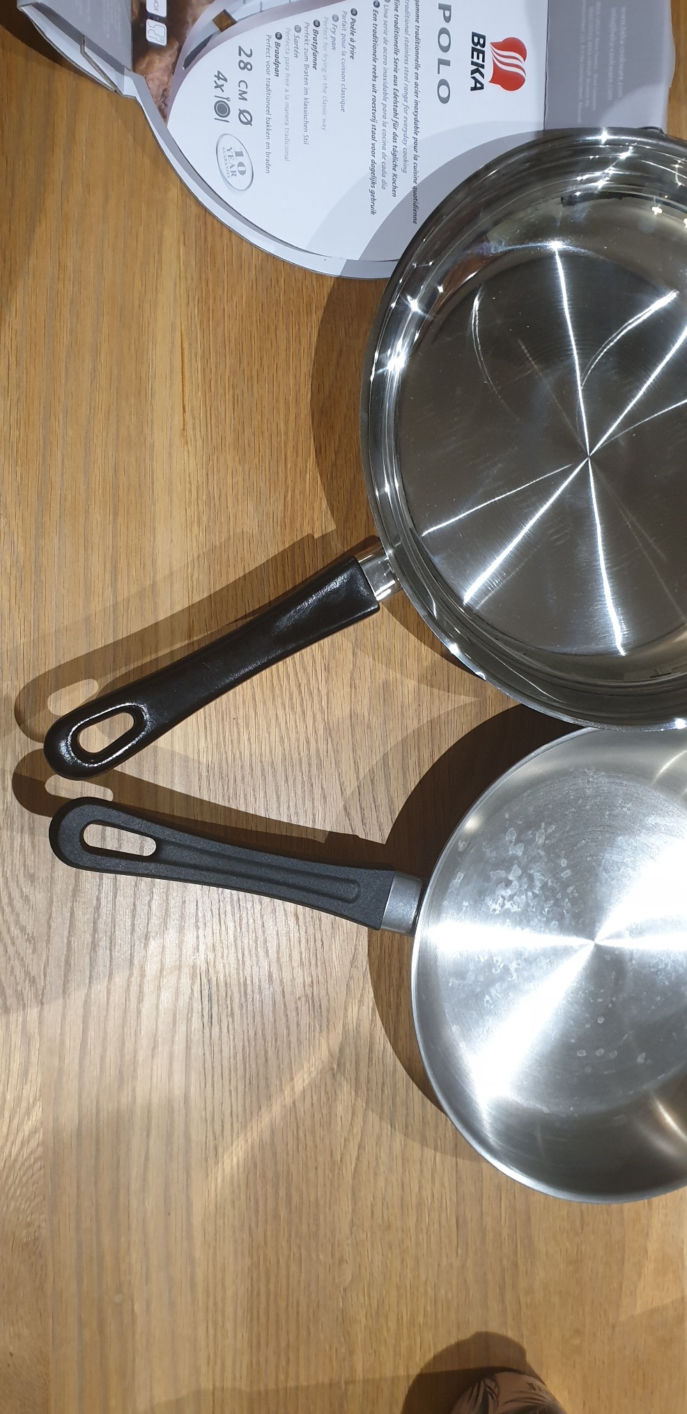 Beka Polo Poêle Inox 24 cm Sans Revêtement Induction