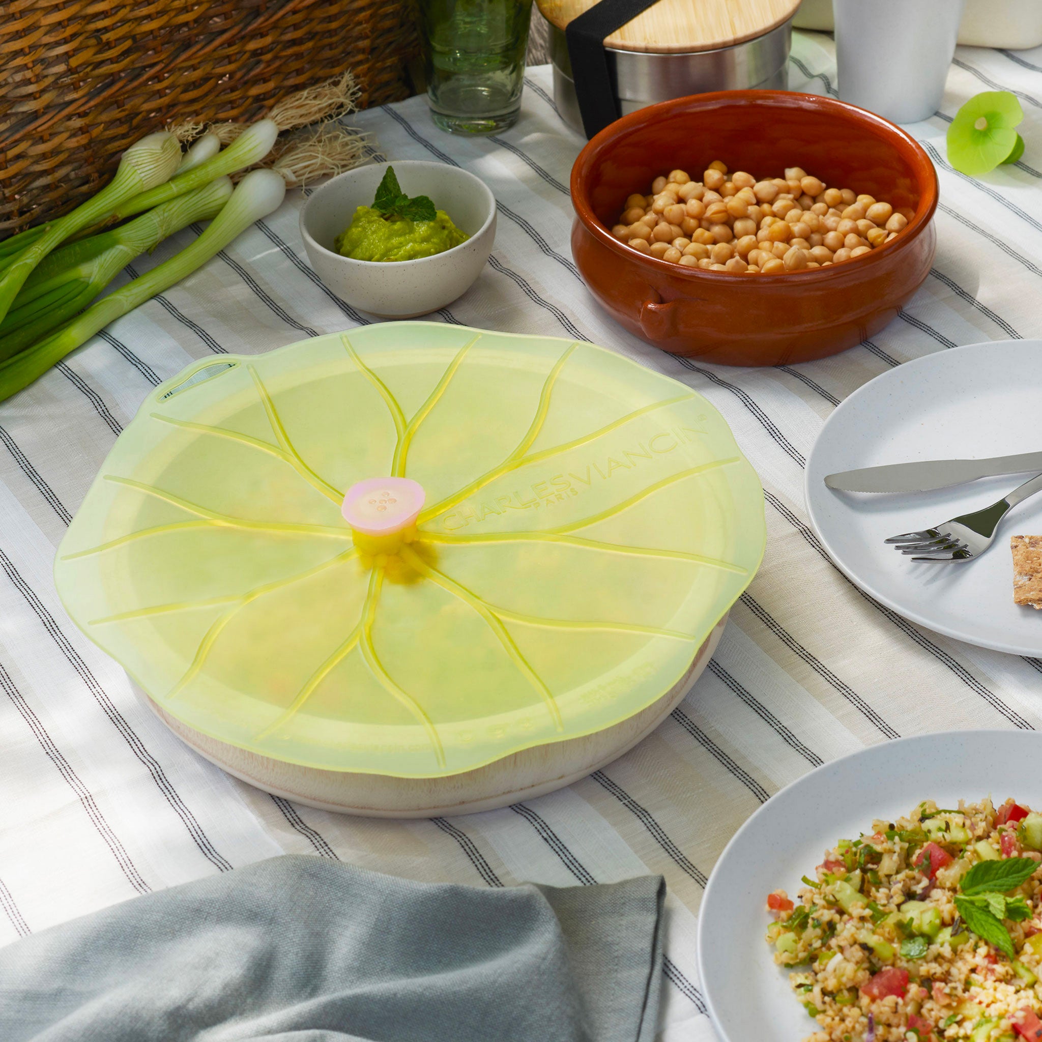 Charles Viancin Lilypad couvercle silicone 33 cm hermétique