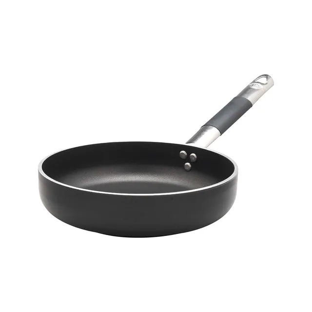 Agnelli Al-Black poêle droite antiadhésive induction 5mm manche inox