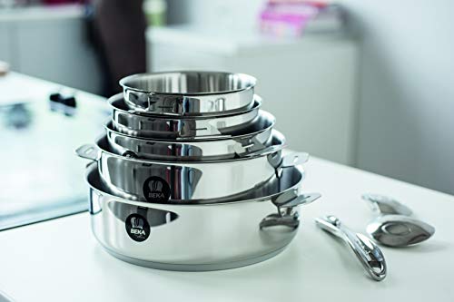 Beka Evolution manche amovible inox 18/10