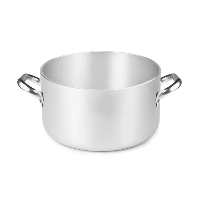 Agnelli Alluminio 5mm faitout aluminium 2 anses sans revêtement