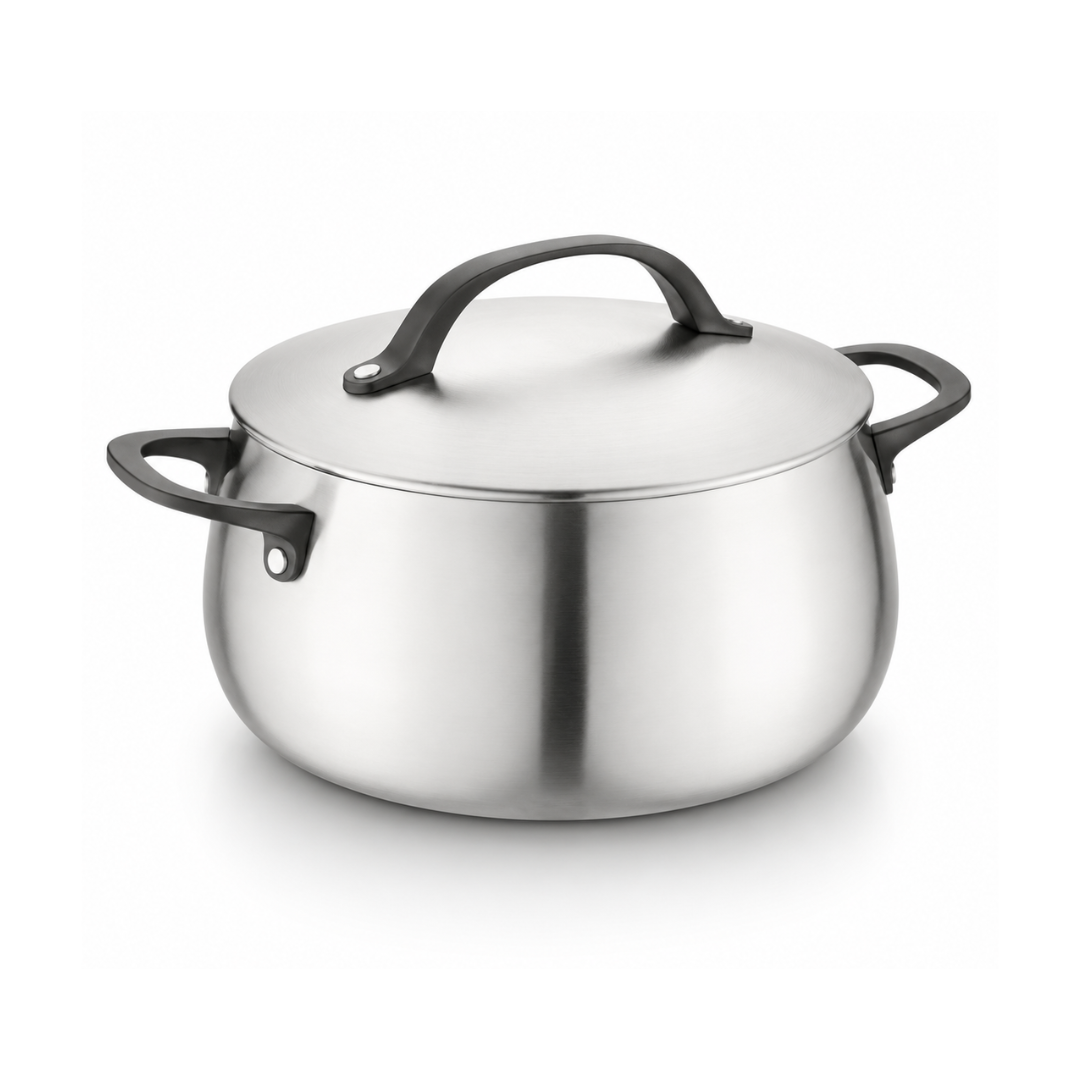 Berghoff Belly Cocotte 24 cm inox 3 plis induction