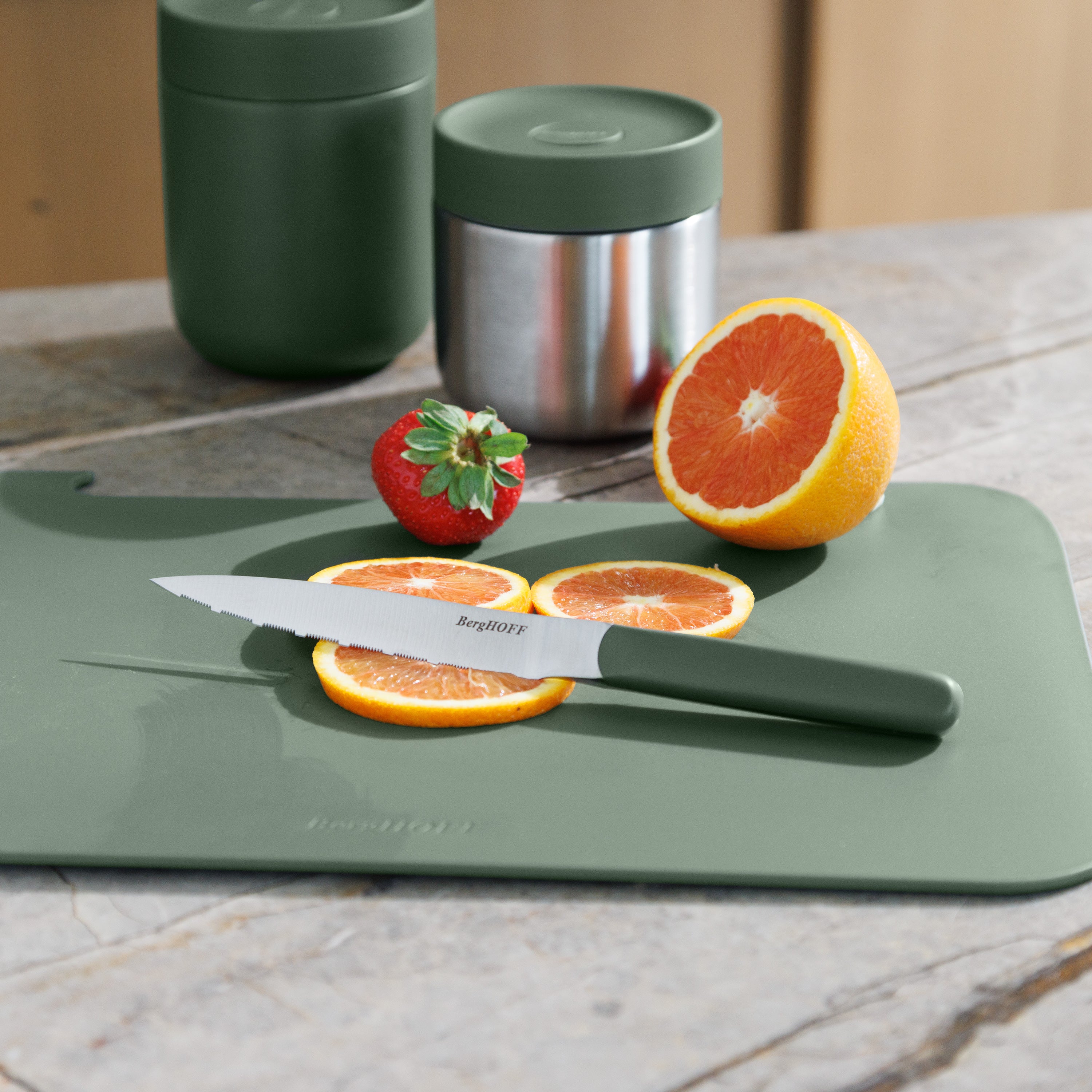 Berghoff Elements couteau utilitaire dentelé inox