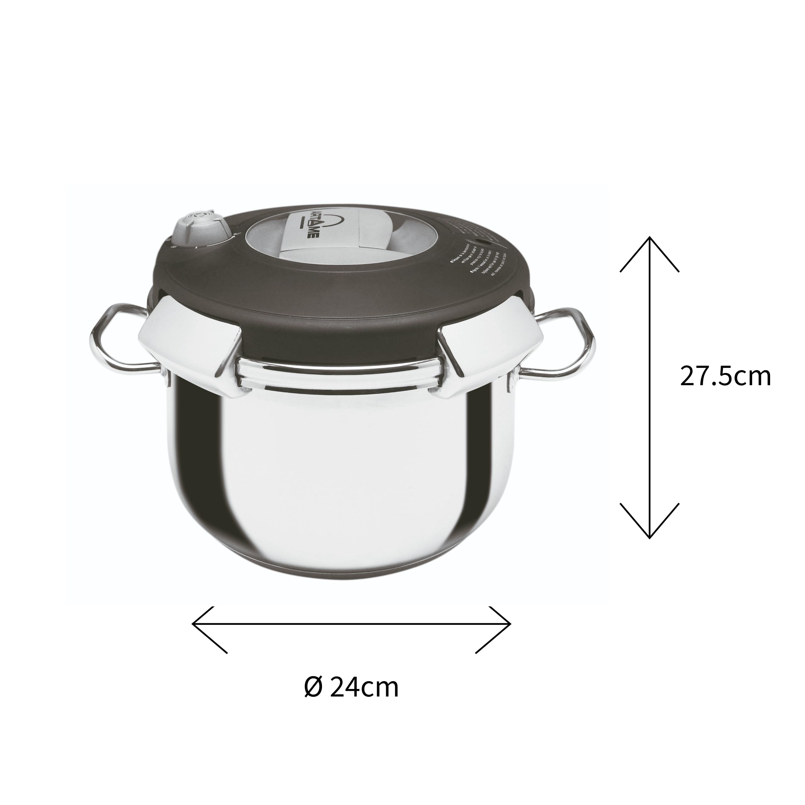Artame Luna ART38112 autocuiseur 12 L inox Ø24 cm