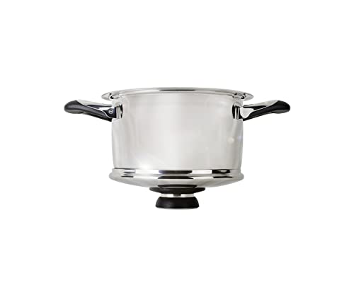 Ecovitam couvercle inox 28 cm avec thermomètre