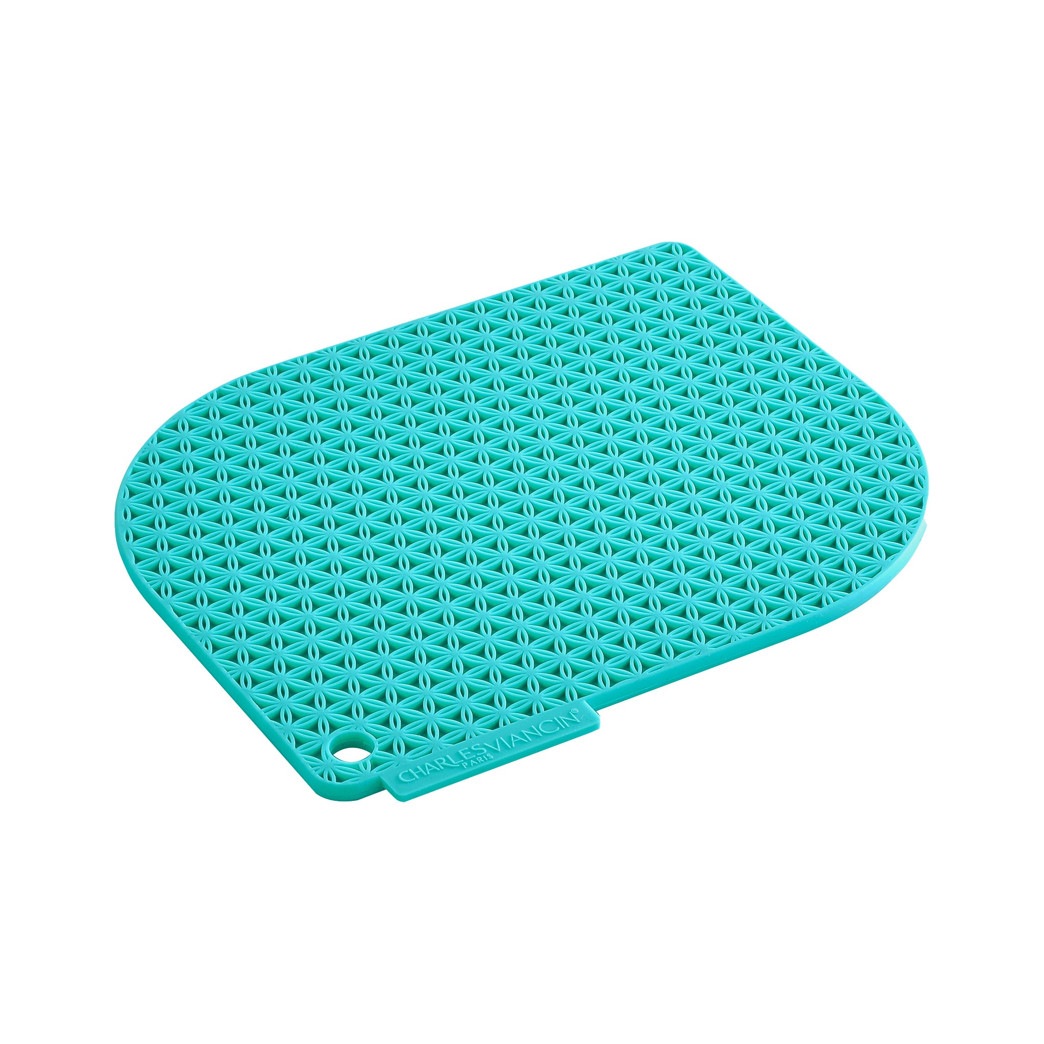 Charles Viancin Honeycomb manique turquoise nid abeille