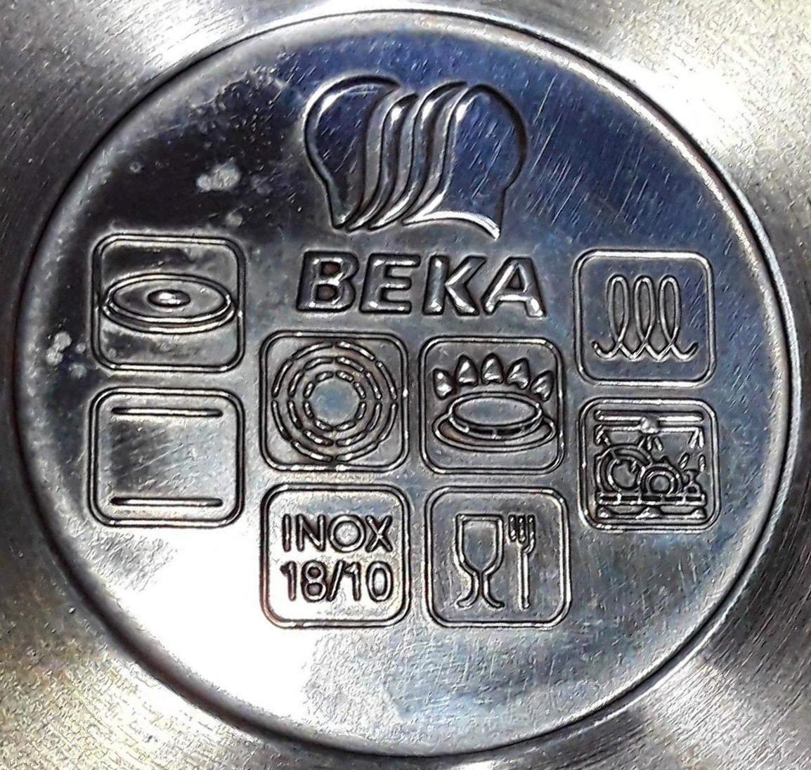 Beka Evolution 12326974 Batterie 3 casseroles inox induction