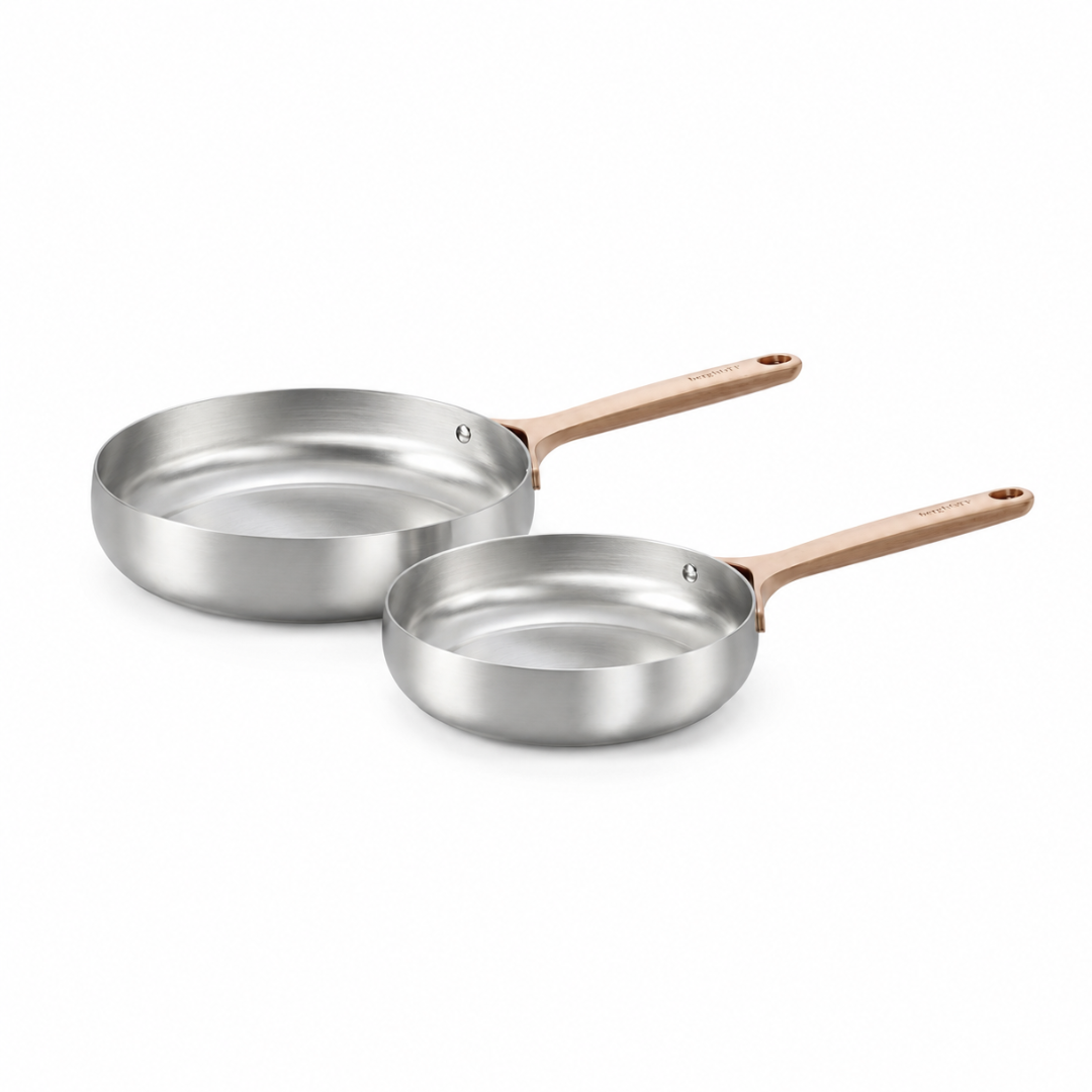 Berghoff Belly Duo poêles 20+24 cm inox induction